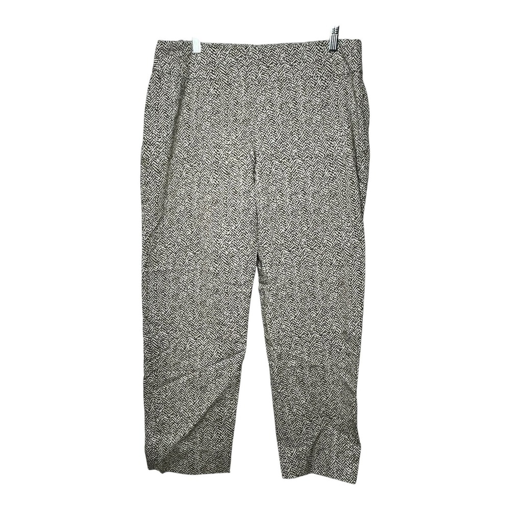 New Directions Women's Printed Straight‎ Leg Pants Size 14